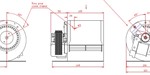 Ventilateur SWEGON DDL 76-86 LM59 - Moteur à gauche avec plaque - Récupel incluse